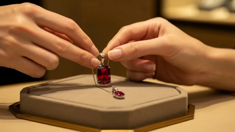 Choisir un pendentif rubis