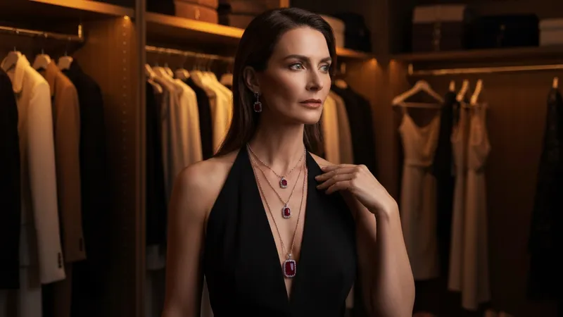Les styles de pendentifs rubis qui s'accordent à votre garde-robe
