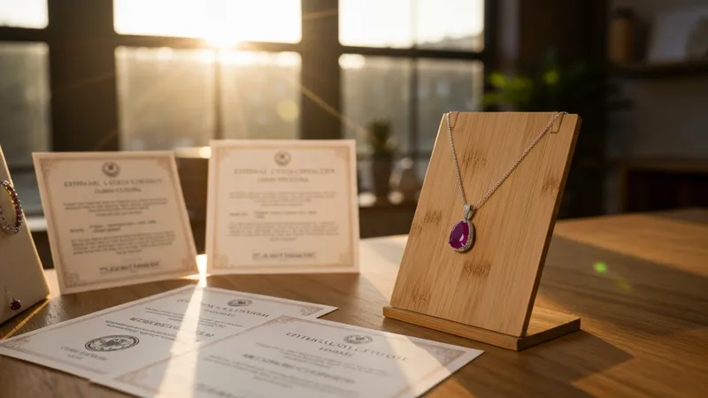 L'essor des pendentifs rubis éthiques